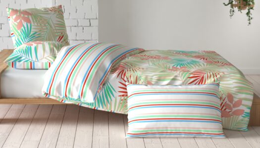 housse couette coton tropical