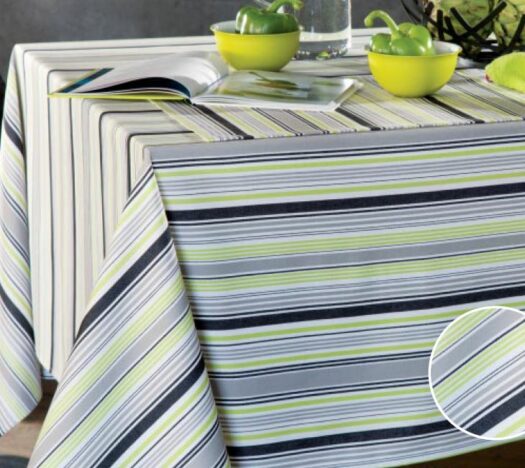 nappe rayure bleu U