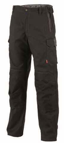 pantalon h ceintureelastique strech coton polyester elasthane noir