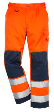 pantalon visibilite orange bleu