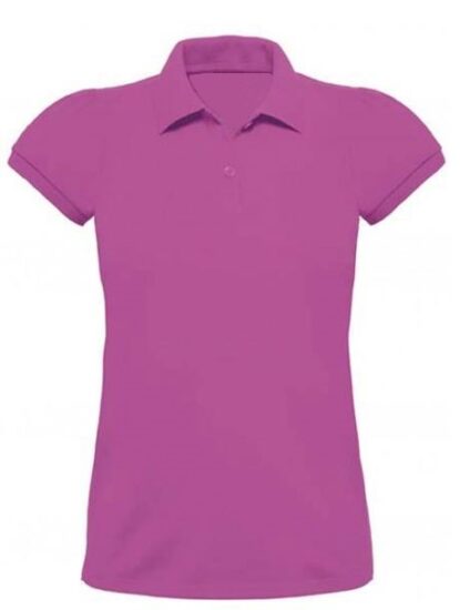 polo femme rose 100 coton demi manche XS XXL