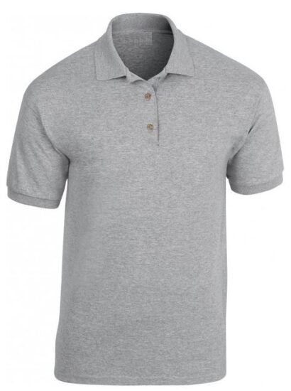 polo homme gris 50coton 50polyester S XXL