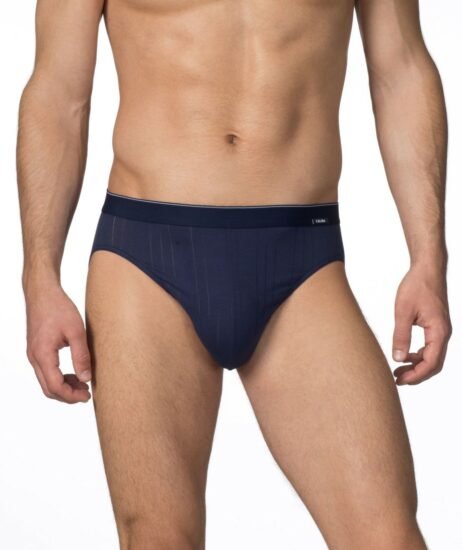 slip purestriped bleu homme cal