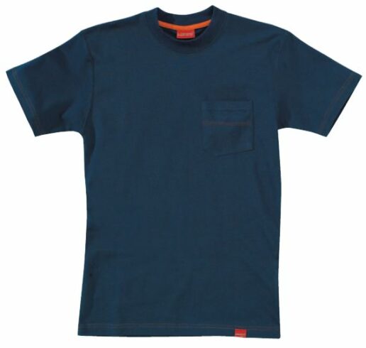 teeshirt manchescourtes saxxxl bleumarine 100coton pochepoitrine fentecote