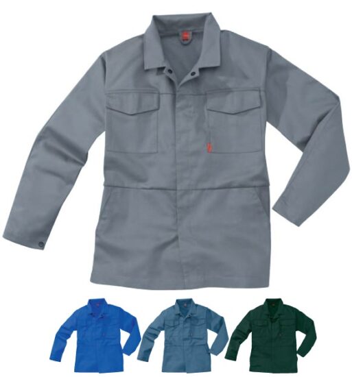 veste colrevers fermeturepressions polycoton 0a6 gris bleu vert