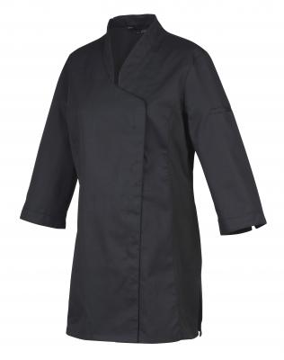 veste cuisine femme noir sari